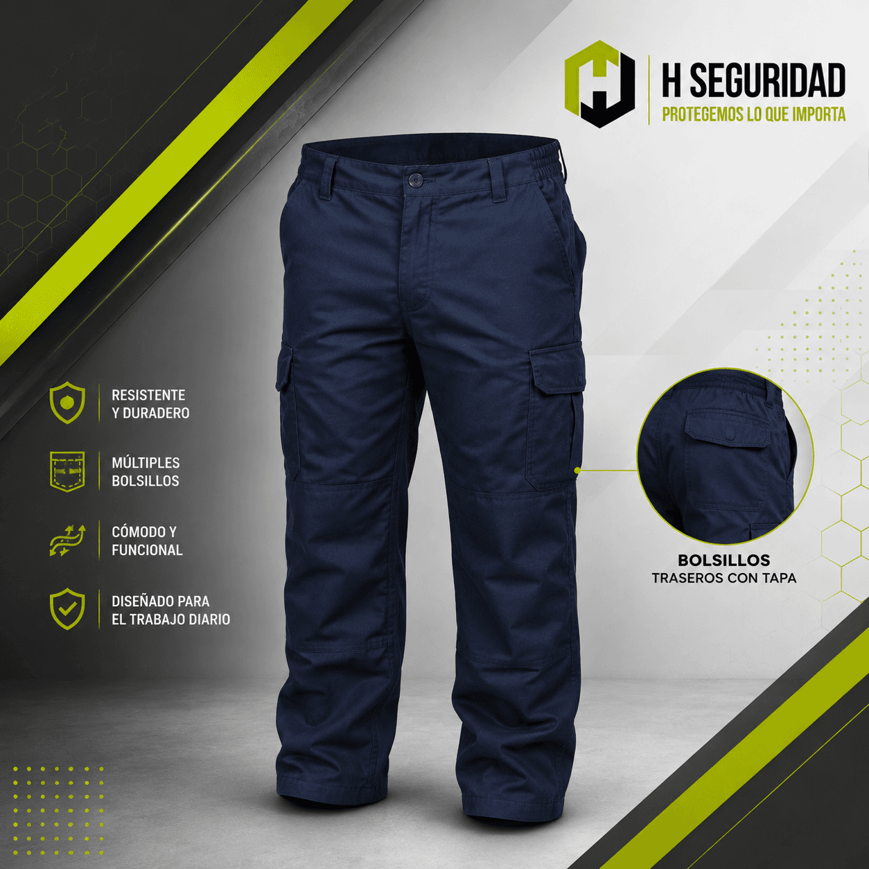 Pantalón Cargo con Forro